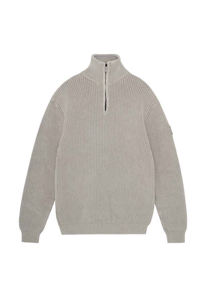 Rellix ZIP COLLAR WASHED - Strickpullover - wind chime