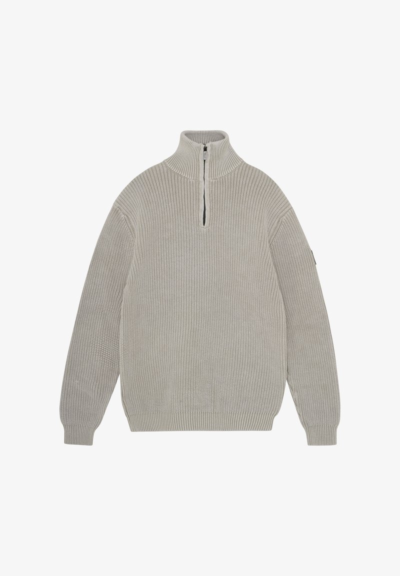 Rellix ZIP COLLAR WASHED - Jumper - wind chime