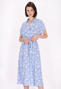 usha Abito a camicia - blue white
