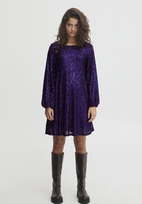 ICHI IHFAUCI - Cocktailjurk - violet indigo