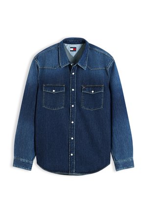 Tommy Jeans, REGULAR WESTERN SHIRT - Hemd - denim dark