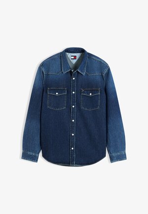 Tommy Jeans, REGULAR WESTERN SHIRT - Hemd - denim dark