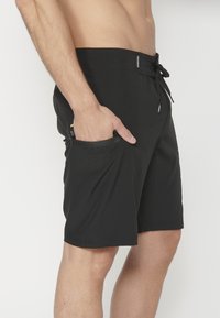 Koroshi Plavecké šortky  - black/yellow/white