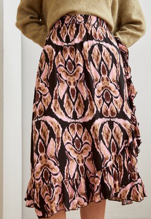 b.young JOSA LONG SKIRT - Fustă în formă de A - begonia pink mix