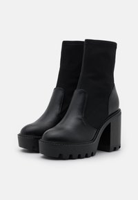Even&Odd Bottines à talons hauts - black