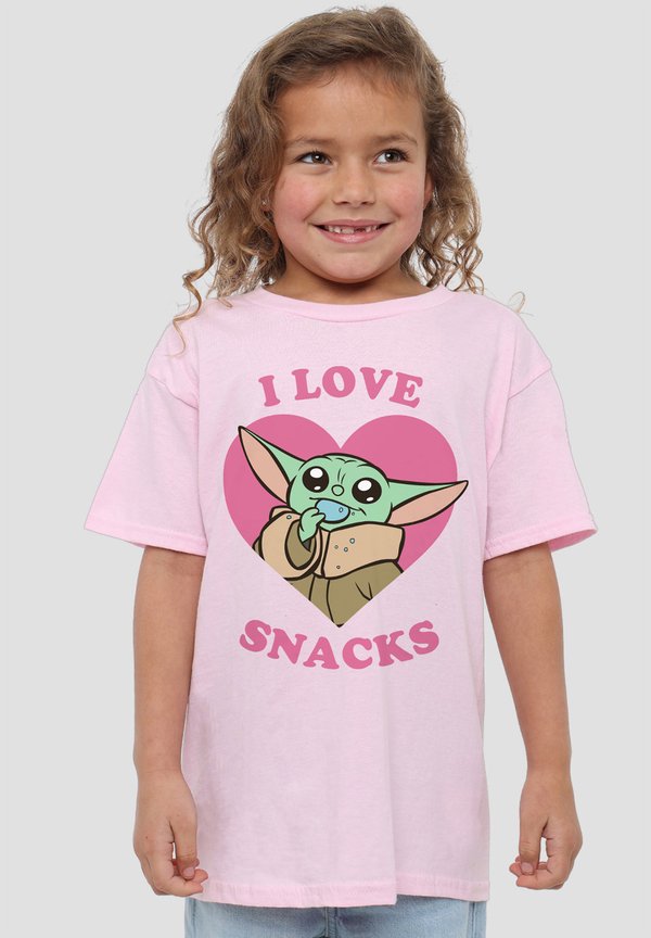 THE MANDALORIAN GROGU I LOVE SNACKS - T-Shirt print