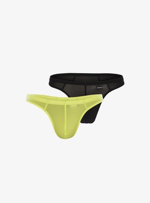 Olaf Benz 2-PACK - Slip - black lime green