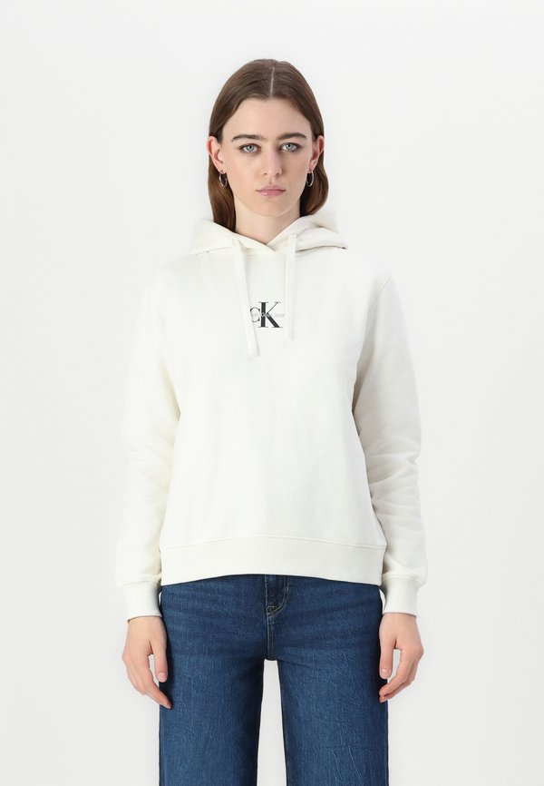 MONOLOGO REGULAR HOODIE - Hoodie - ivory