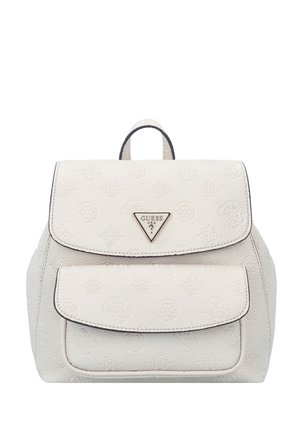 Guess CRESIDIA SMALL FLAP BACKPACK - Tagesrucksack - bone