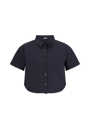 Button-down blouse - dunkelmarine