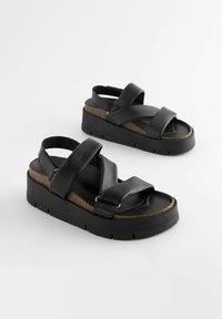 Next SOFT ASYMMETRIC CHUNKY - Sandaler m/ kilehæl - black