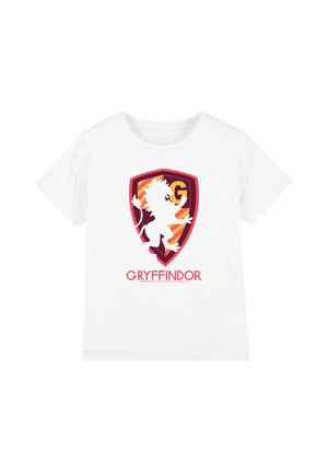 Cotton Soul, HARRY POTTER GRYFFINDOR SILHOUETTE CREST UNISEX - Print T-shirt - white