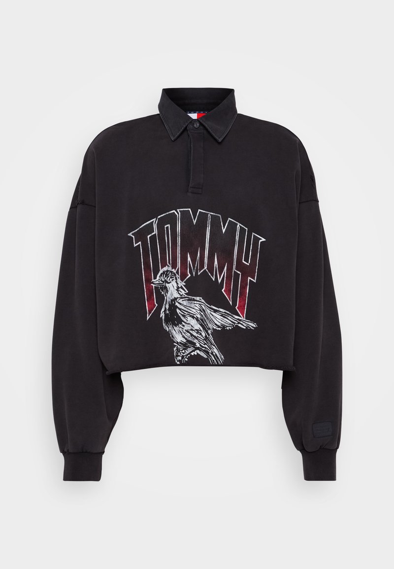 Tommy Jeans Poloshirt zwart Tommy Jeans Poloshirt zwart