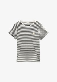 Vybrané, black white irregular stripe