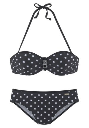 SET - Bikini - schwarz-weiß