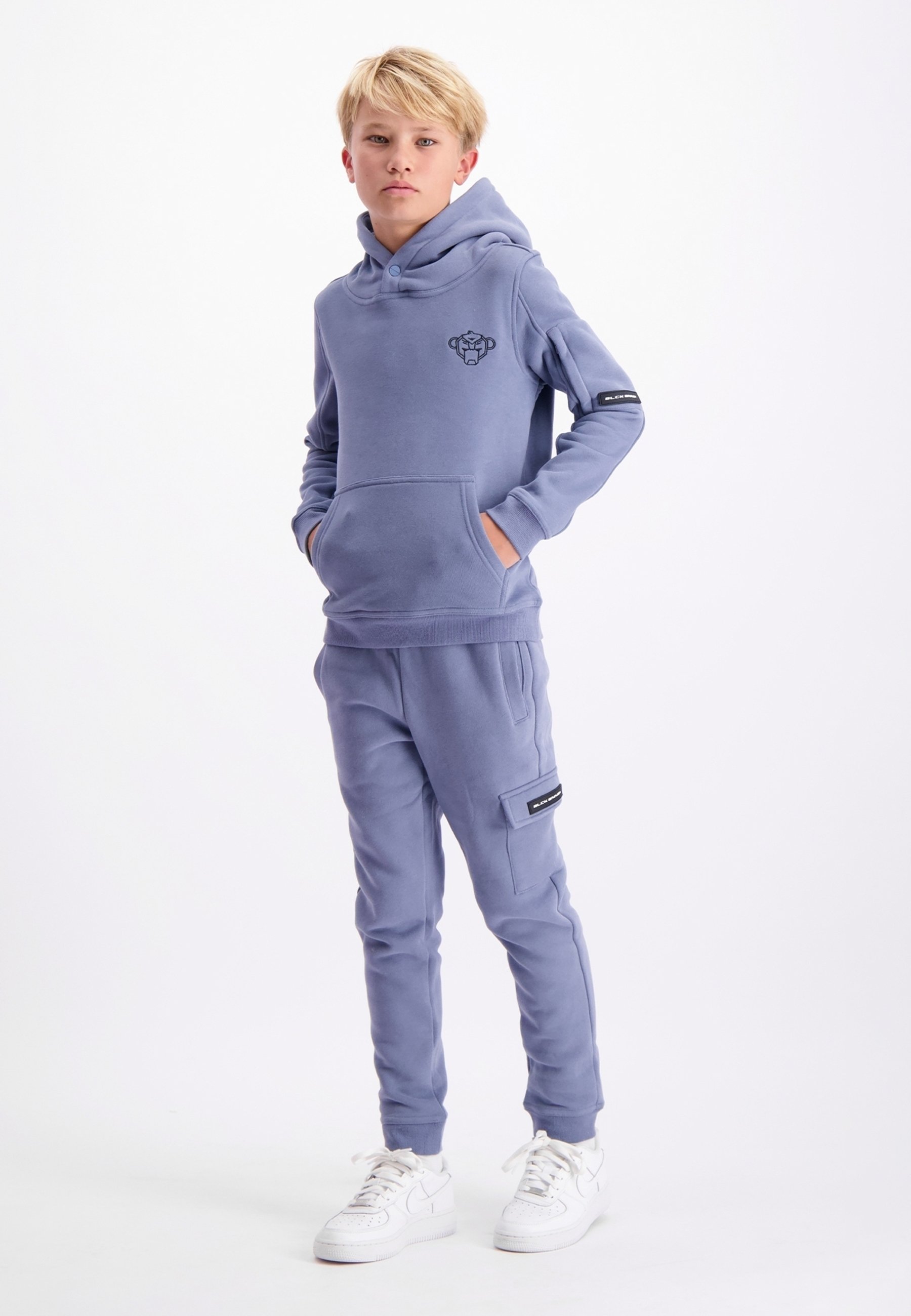 Black Bananas PLATE Hoodie blue/blauw