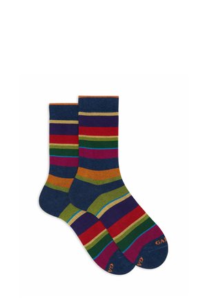 SHORT WITH STRIPES - Socks - blue denim