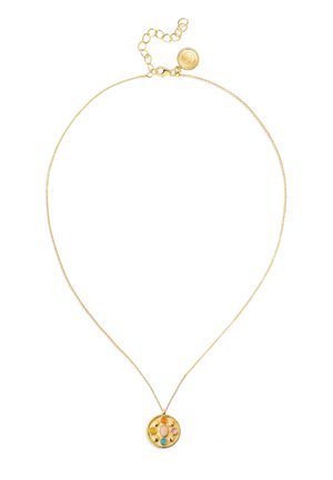 FIVE STONES MEDALLION - Collier - gold-coloured