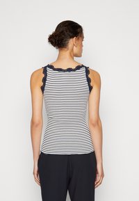 Rosemunde BABETTE U NECK - Top - ivory/navy