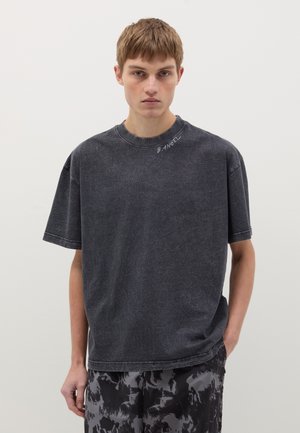 B.ANGEL THE SEA BEYOND IN ACID-WASH  - T-shirt basic - slate grey