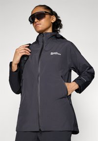 Jack Wolfskin UNBOUND ADVENTURE - Vodotesná bunda - phantom