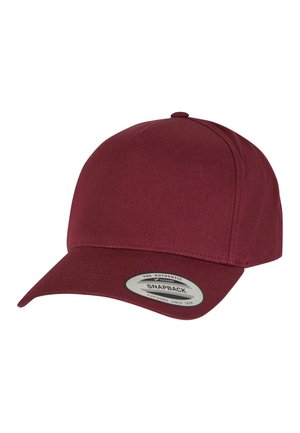 5-PANEL CURVED SNAPBACK - Cap - maroon