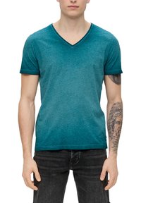 QS T-shirt basic - petrol