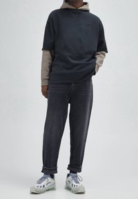 PULL&BEAR Vaqueros rectos - mottled dark grey