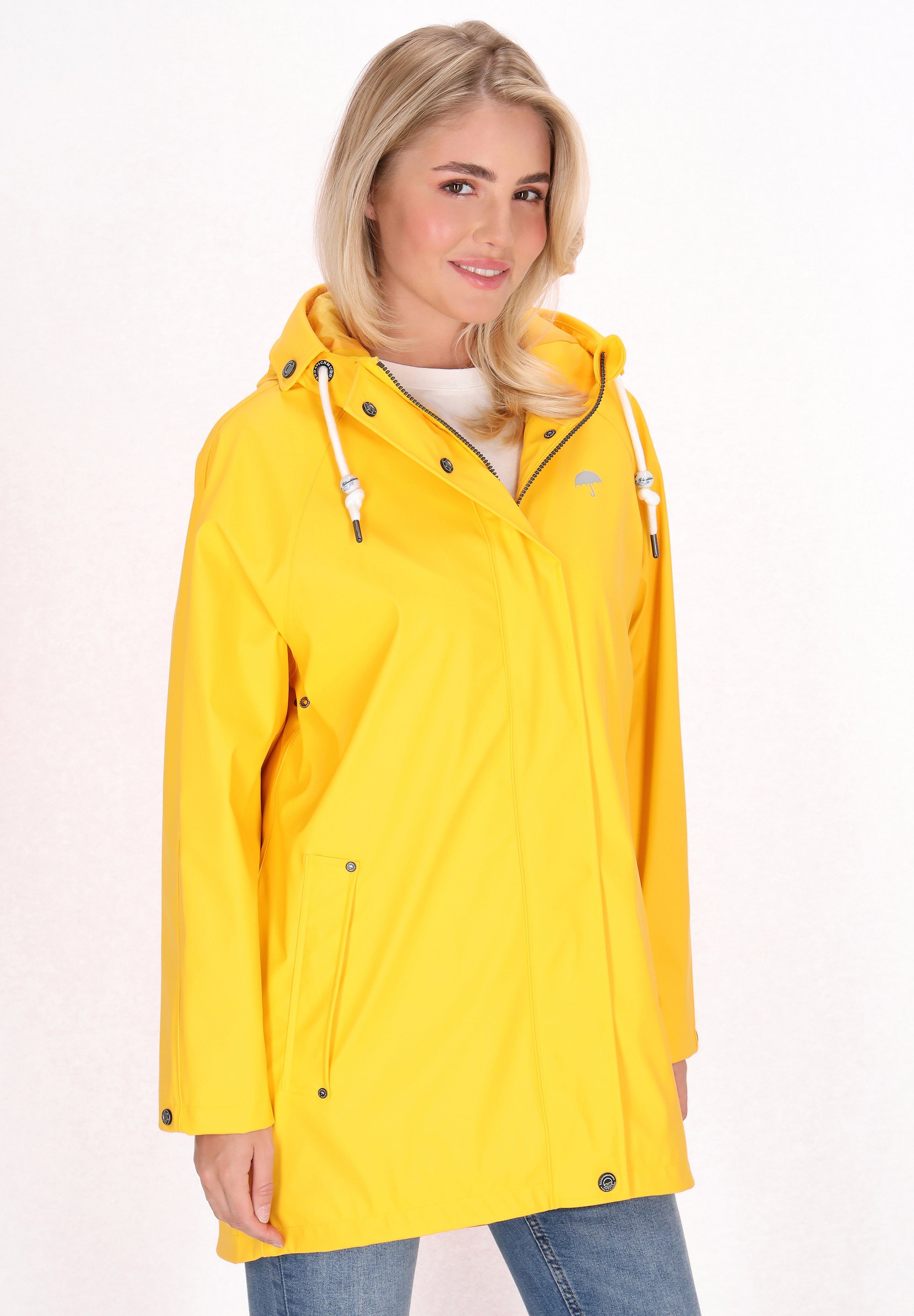 Schmuddelwedda Regenjacke wasserabweisende Jacke yellow/gelb