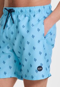 Shiwi Swimming shorts - blue sky sketched coral