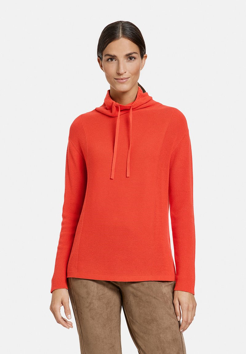 Damen Strickjacken | Gerry Weber MIT STRUKTUR Strickpullover pumpkin/orange - ZD85396 Damen Strickjacken | Gerry Weber MIT STRUKTUR Strickpullover pumpkin/orange - ZD85396