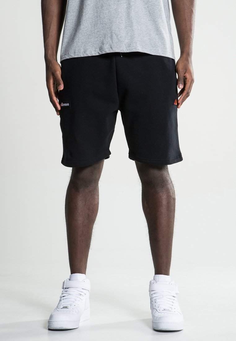 Ellesse Mens Shorts Noli Fleece Cotton Drawstring Logo Branded Short in Khaki eB