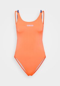 WOMENS SWIMSUIT TECH MULTI SOLID - Kupaći kostim - bright coral/plum
