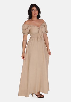 SOMMER - Robe longue - camel