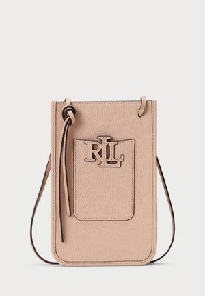 Lauren Ralph Lauren PEBBLED CAMERYN CROSSBODY TECH CASE - Phone pouch - sunrise blush