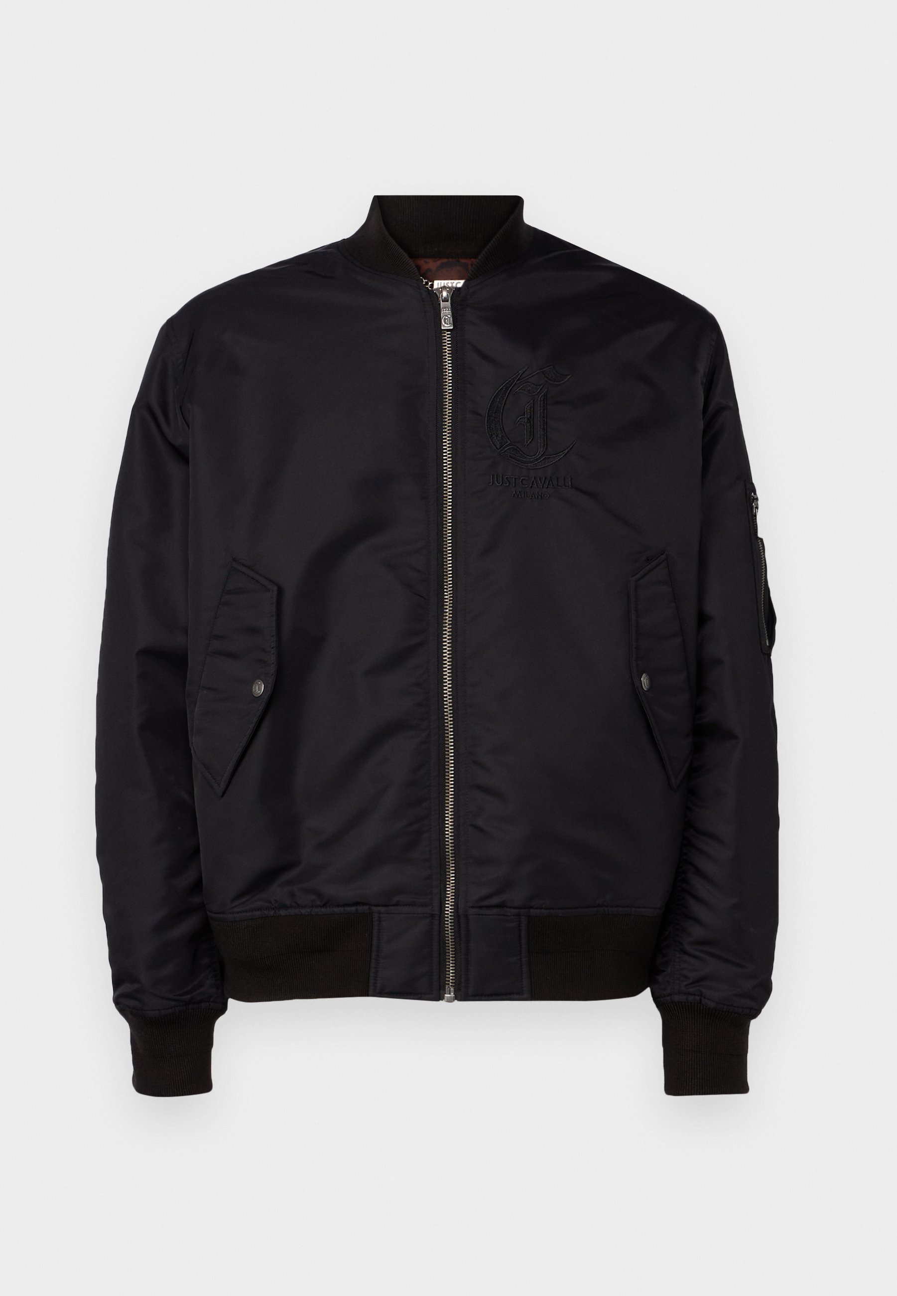 Just Cavalli ZIP JACKET - Bomber Jacket - black - Zalando