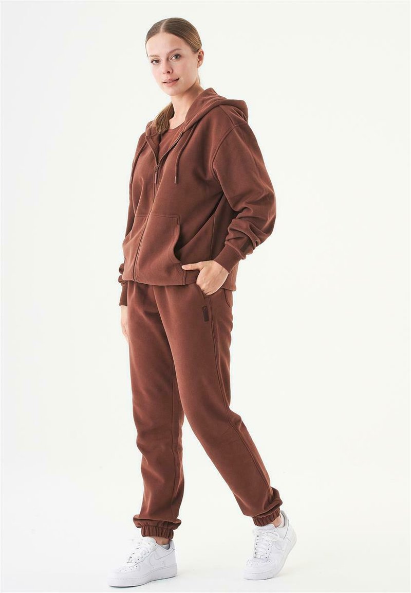 Damen Sweatshirts | ORGANICATION JUNDA-UNISEX Sweatjacke coffee brown/braun - JJ81198 Damen Sweatshirts | ORGANICATION JUNDA-UNISEX Sweatjacke coffee brown/braun - JJ81198