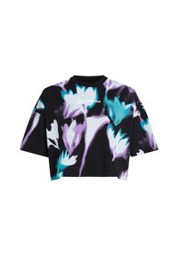KARL LAGERFELD JEANS - T-shirt con stampa - floral all over print black