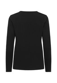 Culture BASE GITH - Tops ar garām piedurknēm - black