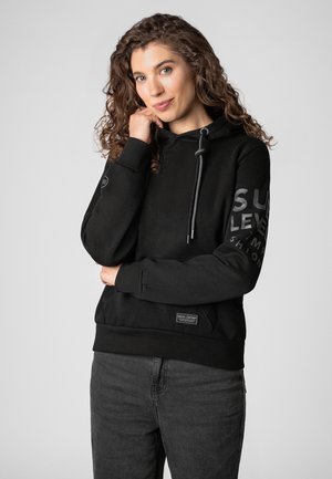 Kapuzenpullover - black