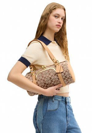 COACH, . - Käekott - b khaki light peach