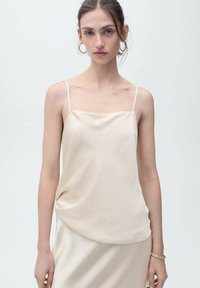 Mango PLUMA - Top - beige