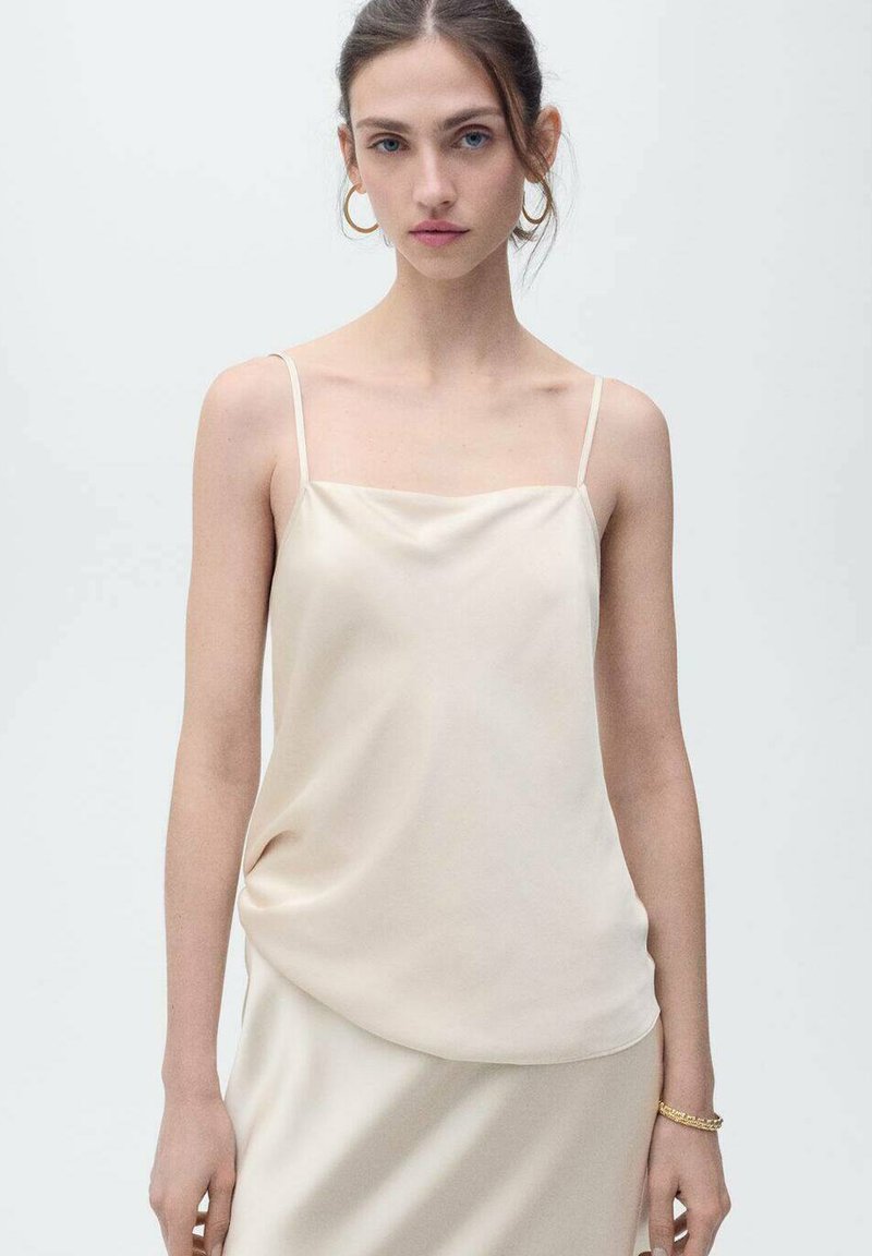 Mango PLUMA - Top - beige