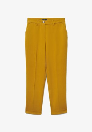 Calliope, PANTALONE LUNGO TINTA UNITA - Trousers - senape