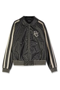 BROOME JACKET - Imitert skinnjakke - vintage black