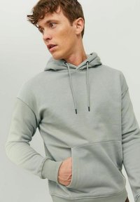 Jack & Jones JJESTAR  NOOS - Felpa con cappuccio - wrought iron