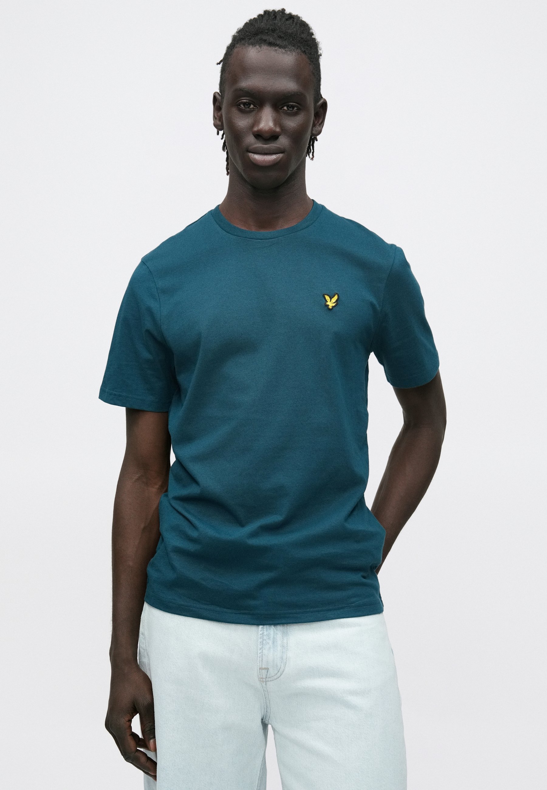 Lyle & Scott PLAIN - T-shirt básica - rich teal/azul-petróleo