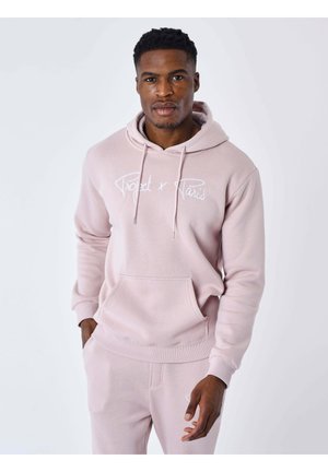 SIGNATURE - Hoodie - rose pastel   blanc