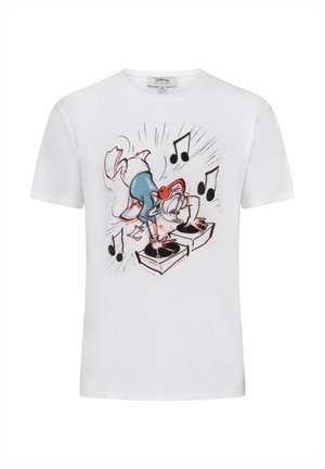 DONALD DUCK - Print T-shirt - weiß