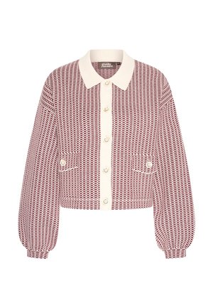 4funkyflavours FICTION JACQUARD - Strickjacke - offwhite